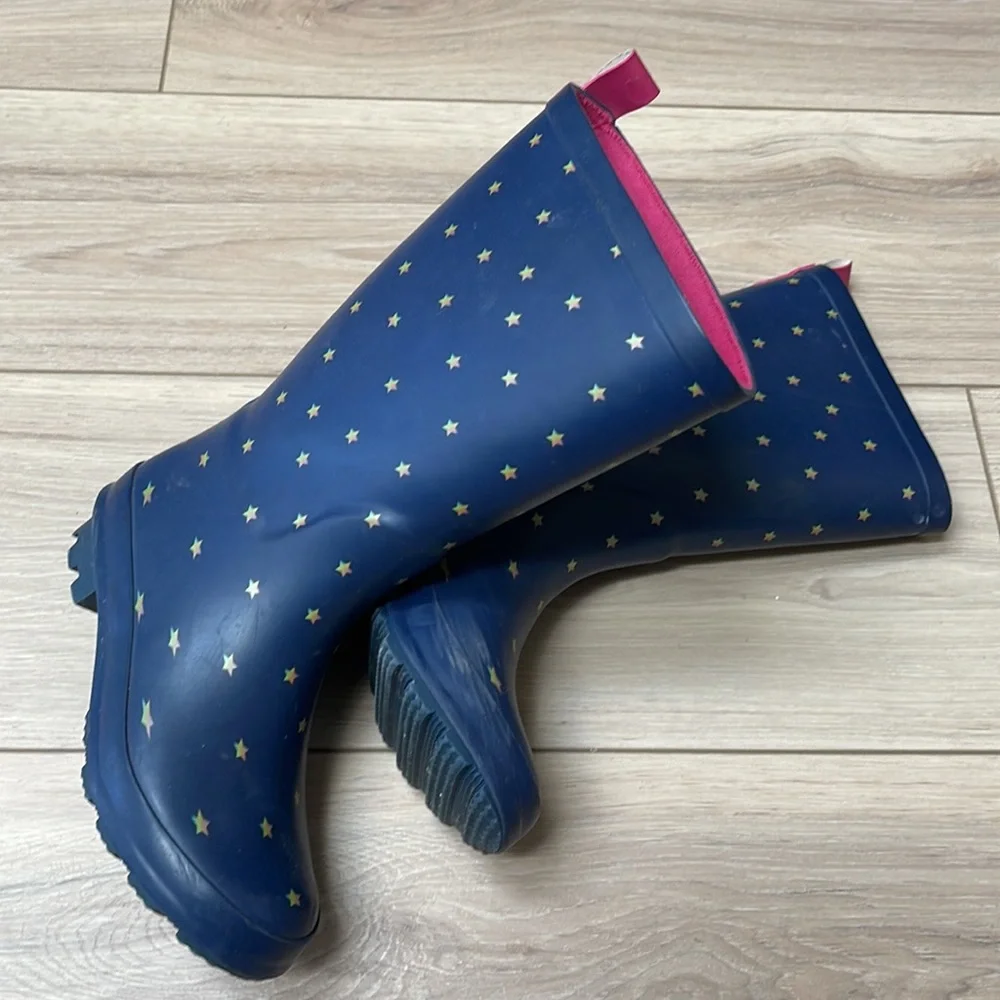 Cat & Jack tall rain boots for girl, size 1 - Picture 2 of 7